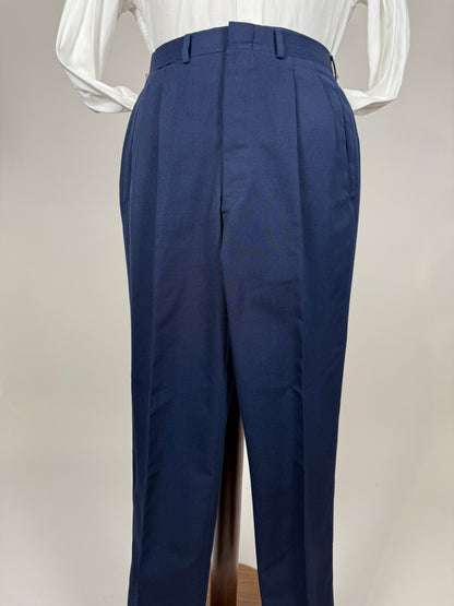 Completo anni ‘60 twill pettinato blu - tg. 48/50