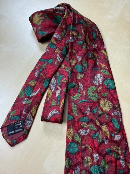 Cravatta Missoni rossa jacquard