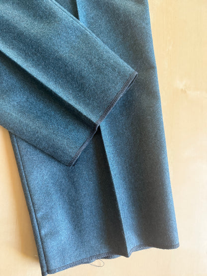 Pantaloni anni ‘80 in flanella verde pino (NOS) - tg. 52