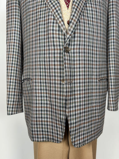 Giacca anni ‘70/‘80 quadri check - tg. 58