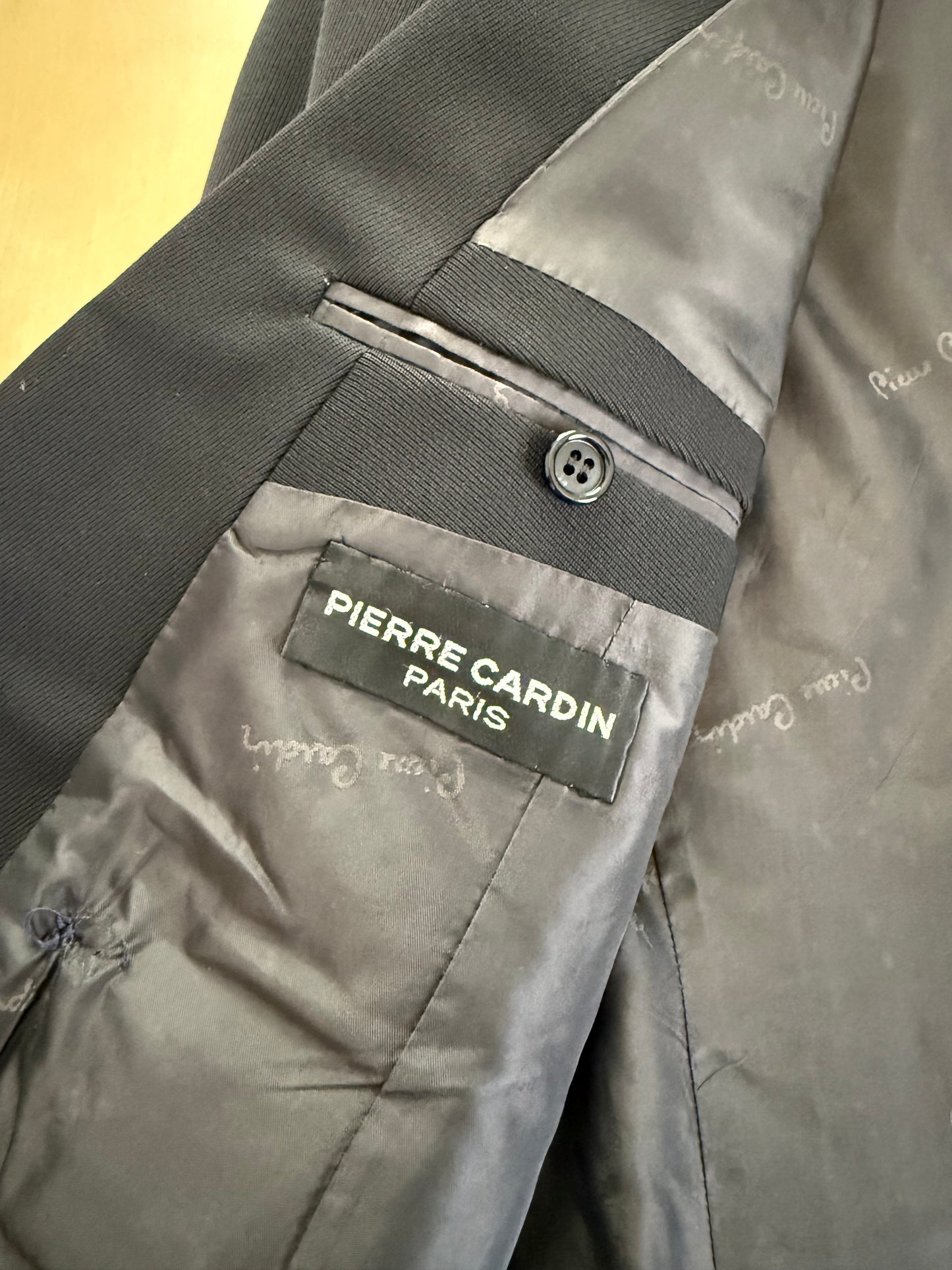 Navy blazer doppiopetto Pierre Cardin anni '70 - tg. 46