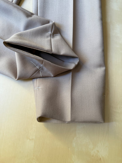 Completo Marzotto anni ‘70 in twill beige (NOS) - tg. 46/48