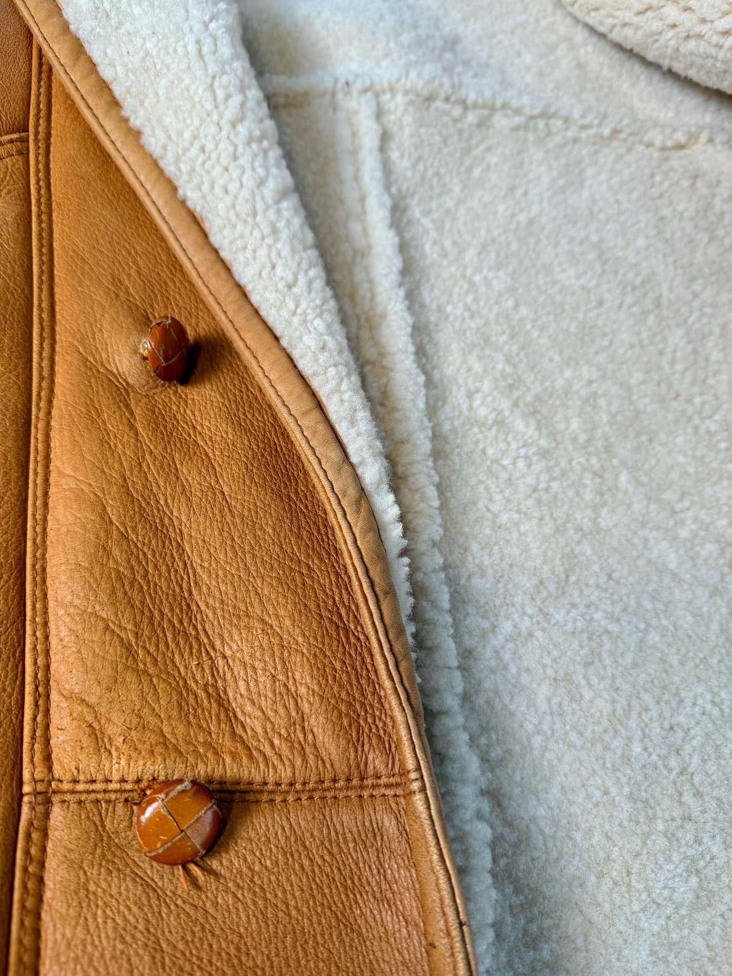 Montone shearling anni ‘70/‘80 - tg. L (50-52)