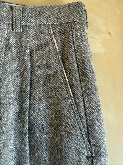 Pantaloni anni ‘70 donegal tweed (NOS) - tg. 44