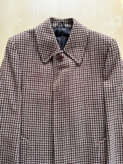 Cappotto anni ‘70 tweed pied-de-poule - tg. 44-46