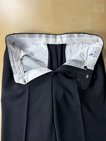 Pantaloni fresco lana blu notte - tg. 48/50