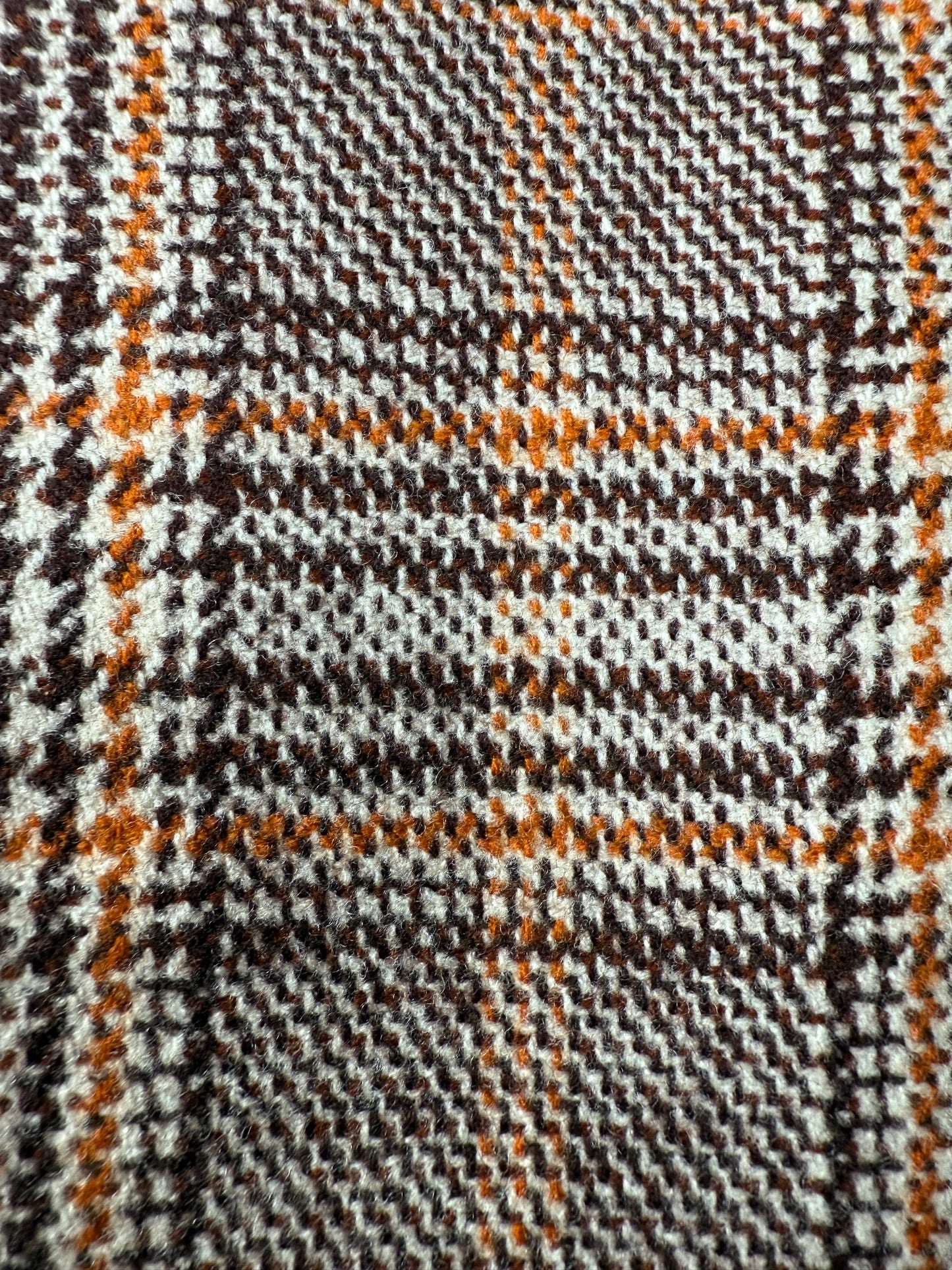 Giacca sartoriale anni ‘70 tweed principe di Galles - tg. 48 corta