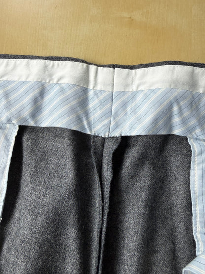 Pantaloni De Paz flanella grigio medio - tg. 50/52