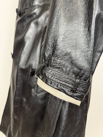 Trench anni ‘70 in pelle - tg. 44/46