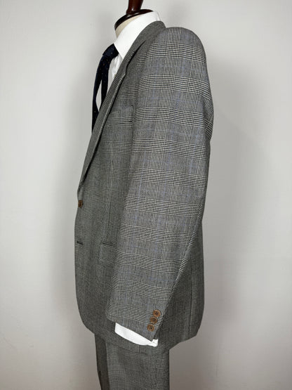 Completo anni ‘80 in flanella principe di Galles - tg. 50