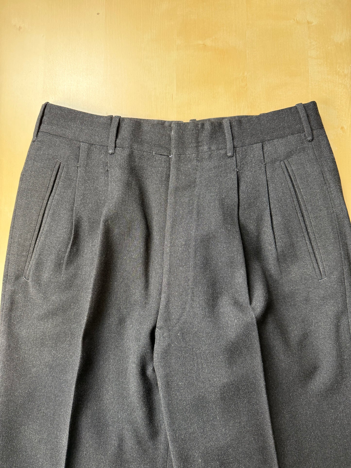 Completo anni ‘50/‘60 flanella antracite - tg. 46