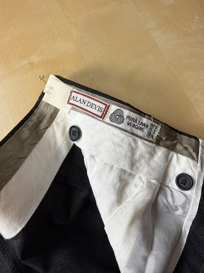 Pantaloni fresco lana grigio antracite - tg. 50