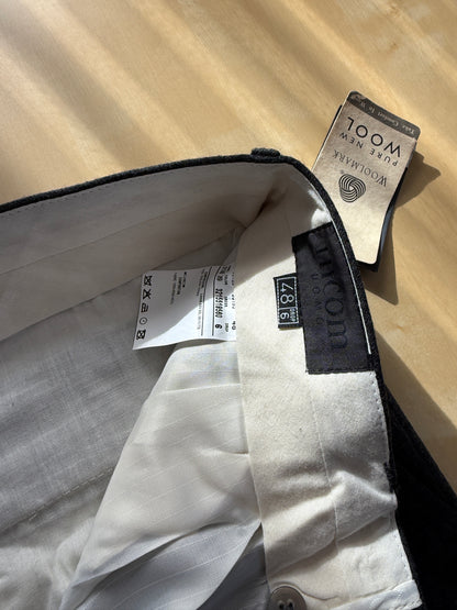 Pantaloni anni ‘90 flanella antracite (NOS) - tg. 46/48