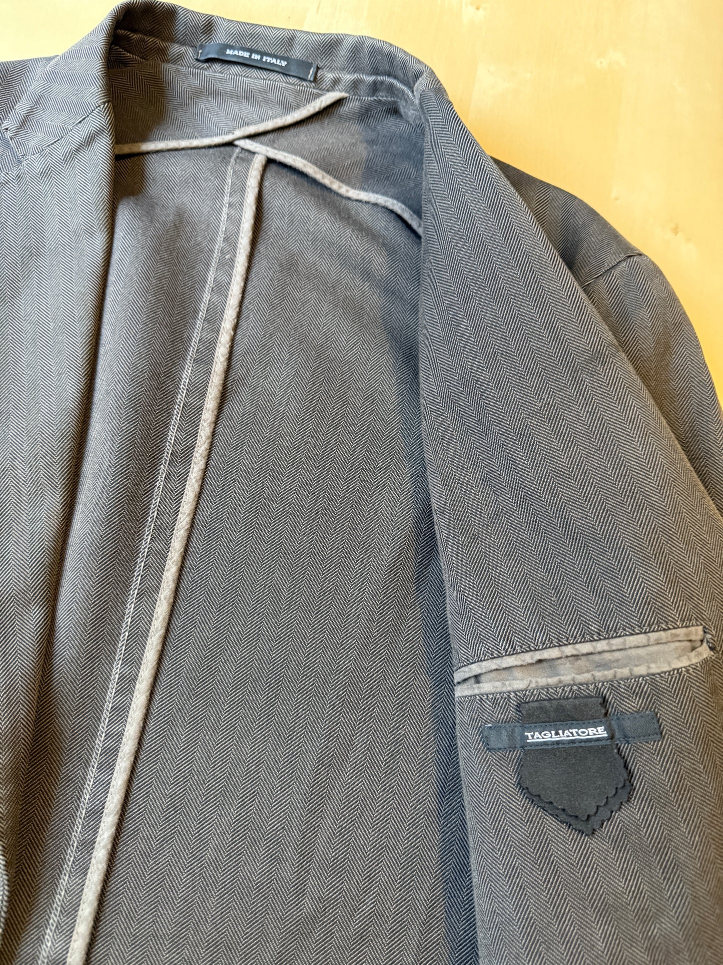 Giacca Tagliatore in cotone herringbone sfoderata - tg. 50