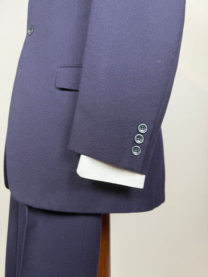 Completo anni ‘60 flanella blu - tg. 46