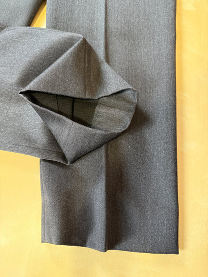 Pantaloni flanella pettinata grigio antracite - tg. 52