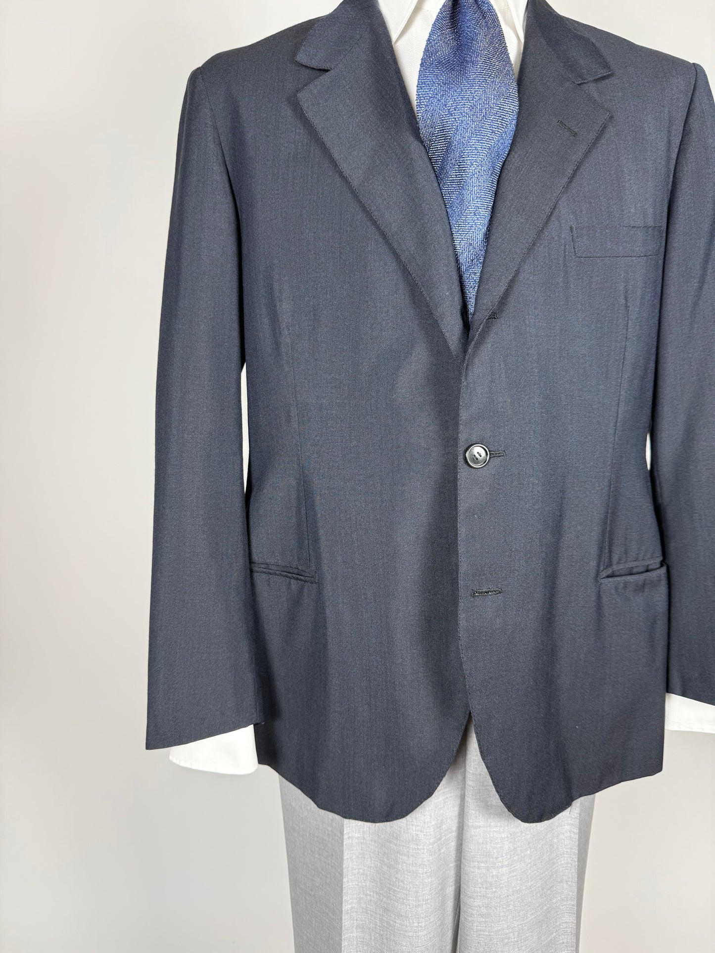 Giacca sartoriale anni '50/'60 fresco lana-mohair - tg. 52/54