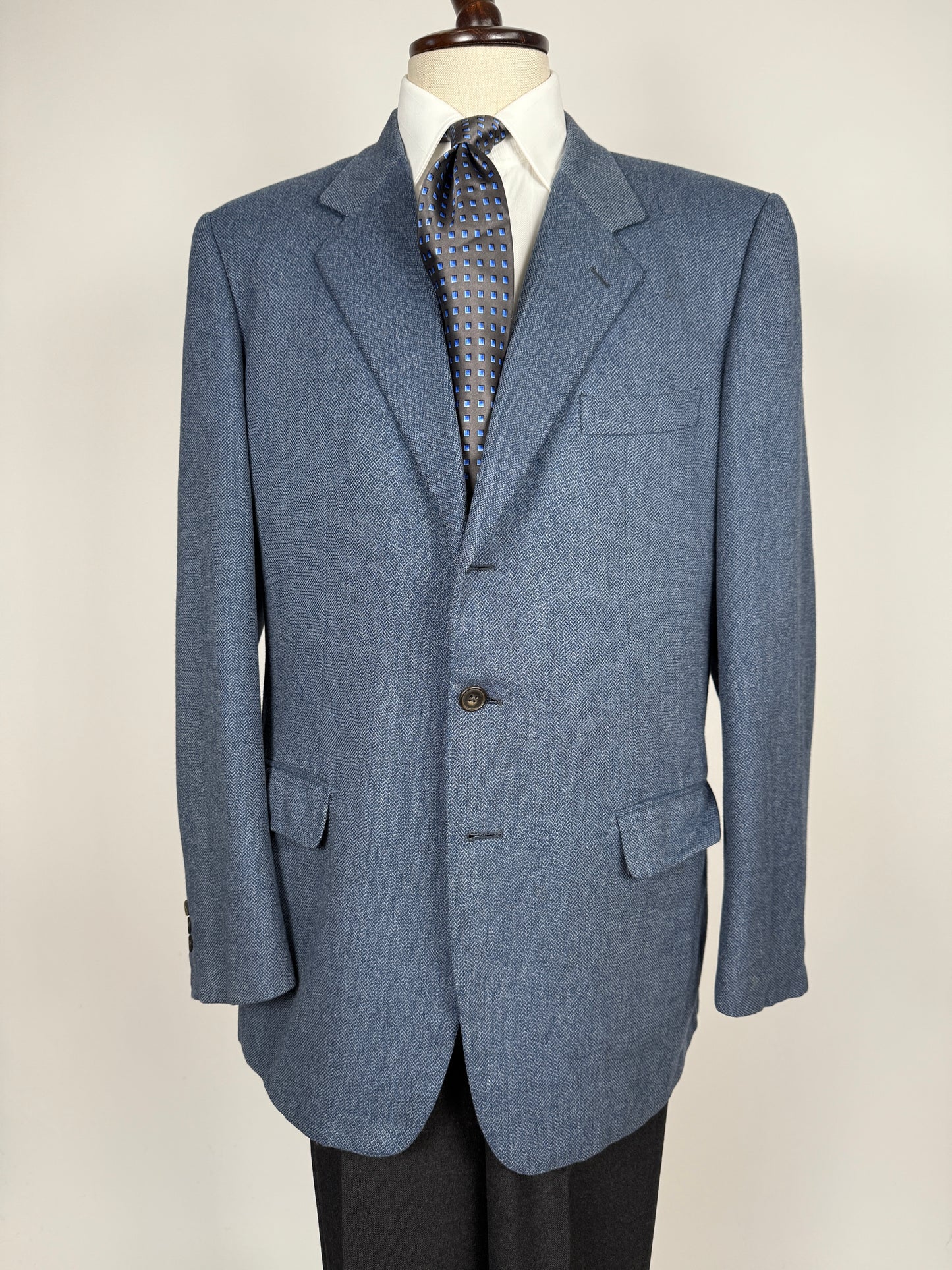 Giacca Burberrys in lana e cashmere blu - tg. 52