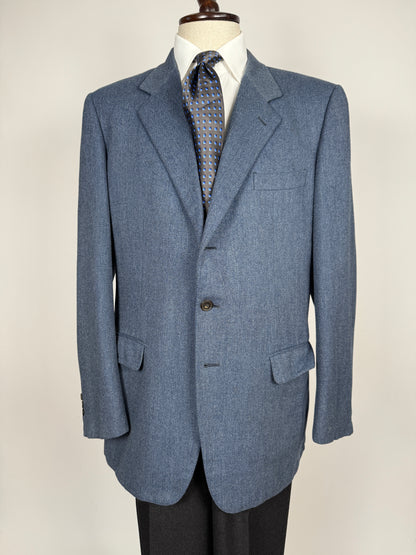 Giacca Burberrys in lana e cashmere blu - tg. 52