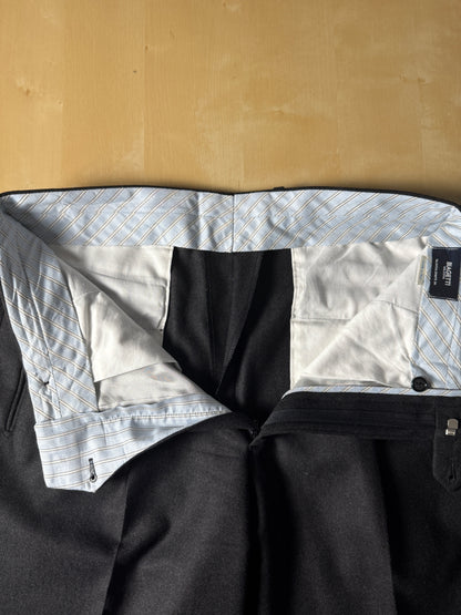 Pantaloni flanella grigio antracite - tg. 50