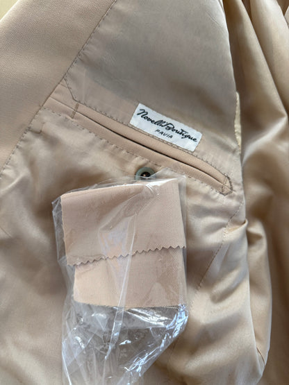 Completo anni ‘70 twill pettinato beige - tg. 42/44