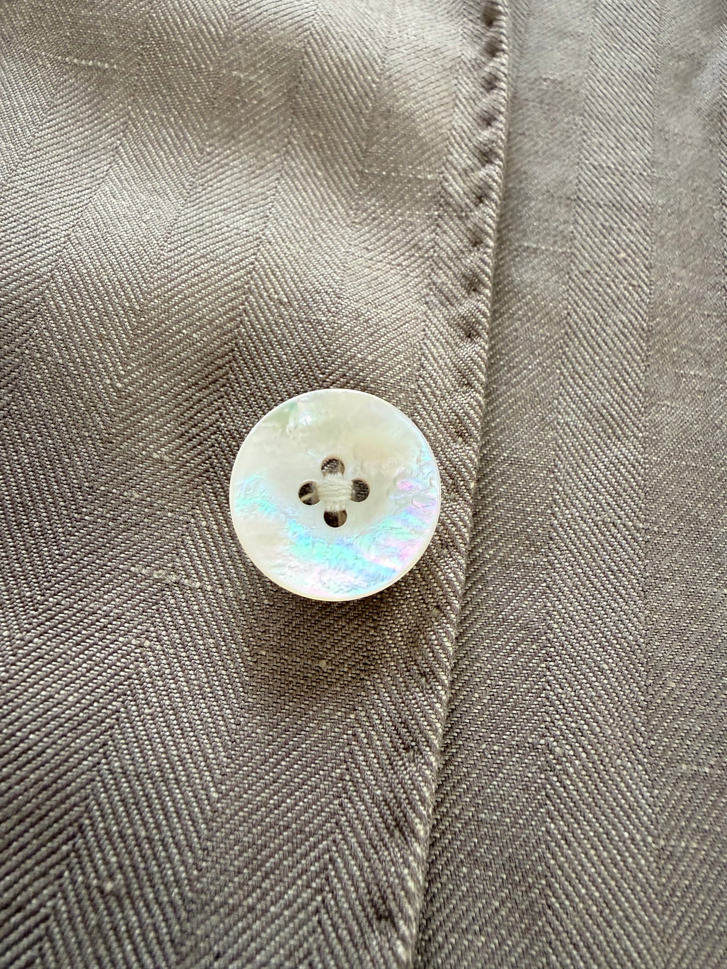 Boglioli K. Jacket estiva in seta e lino tessuto spigato - tg. 52