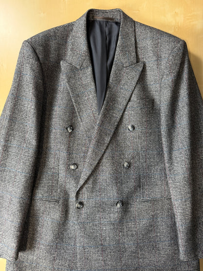 Giacca doppiopetto anni ‘80 principe di Galles - tg. 50
