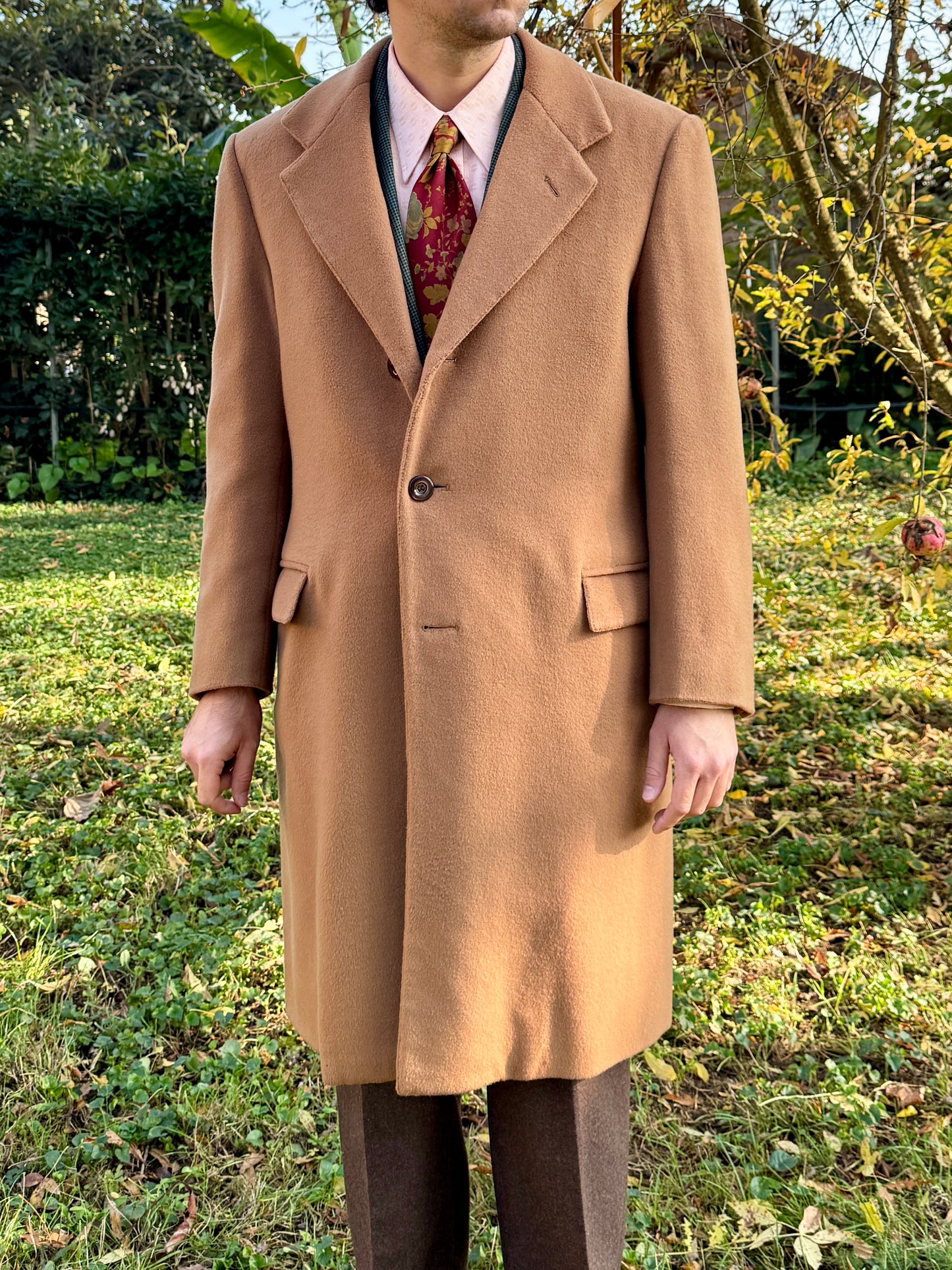 Cappotto cammello sartoriale anni ‘70/‘80 - tg. 48-50