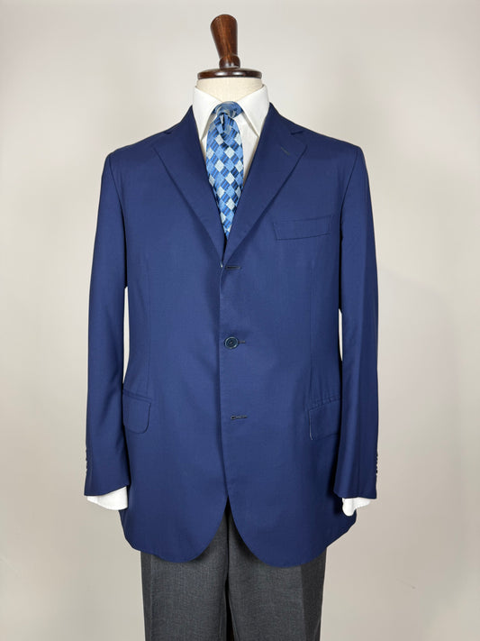 Giacca sartoriale in fresco lana blu - tg. 50/52