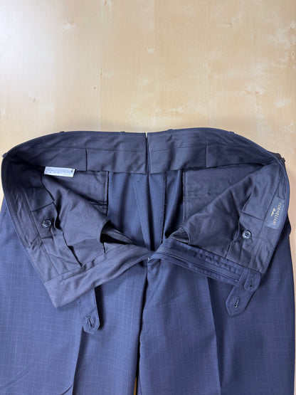 Completo Corneliani fresco lana blu a quadri - tg. 52/54