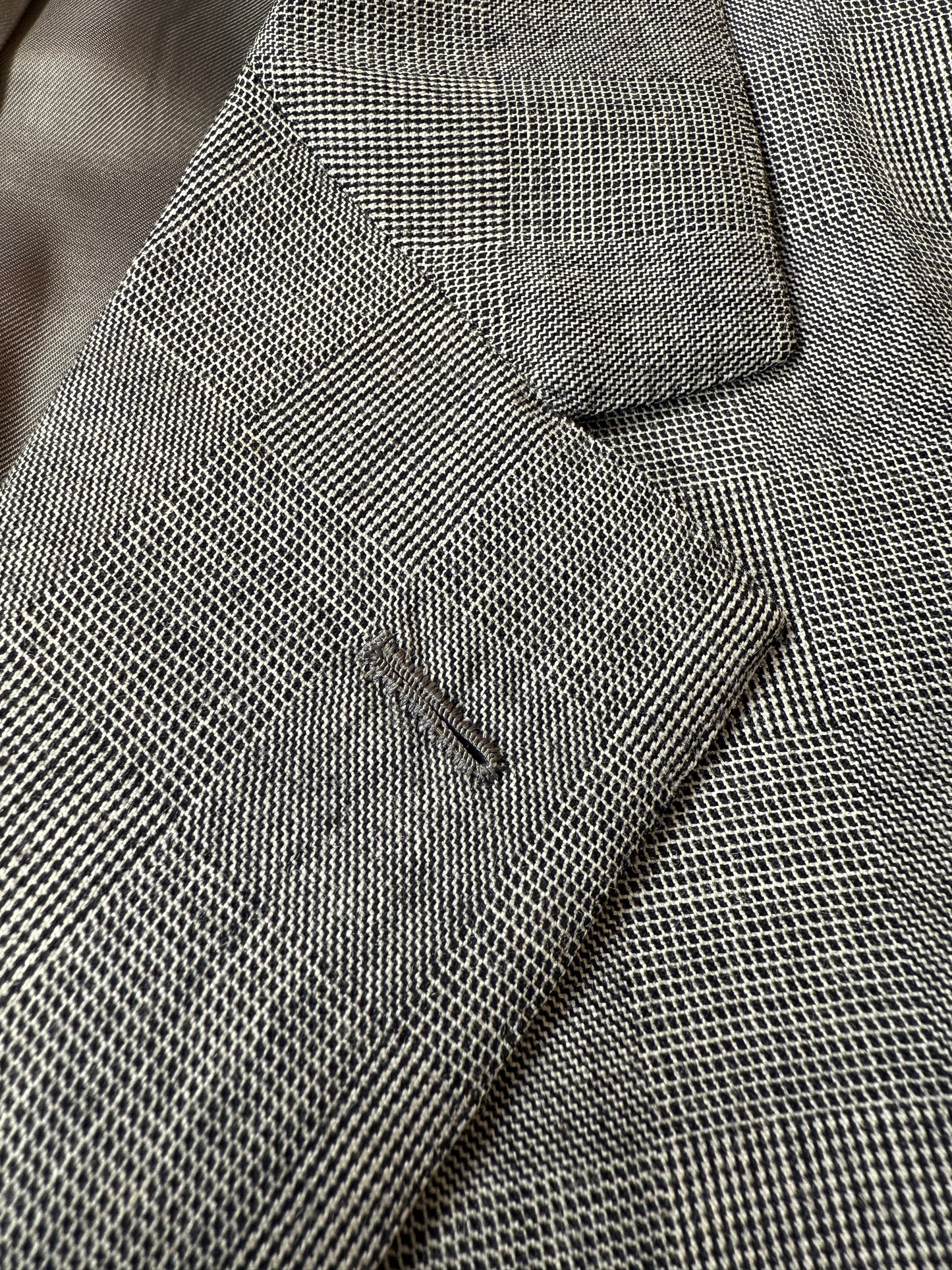 Giacca sartoriale anni ‘50/‘60 principe di Galles - tg. 48/50