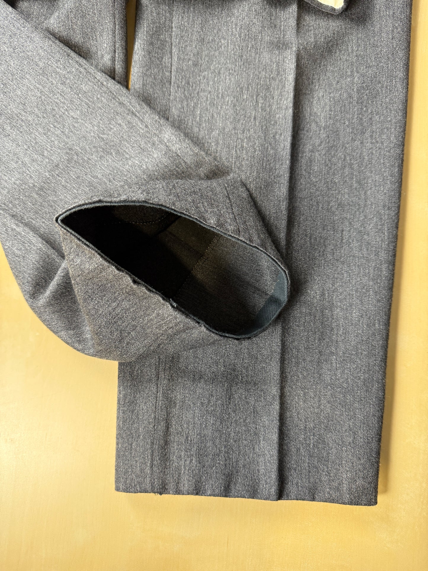 Pantaloni flanella grigio antracite - tg. 50