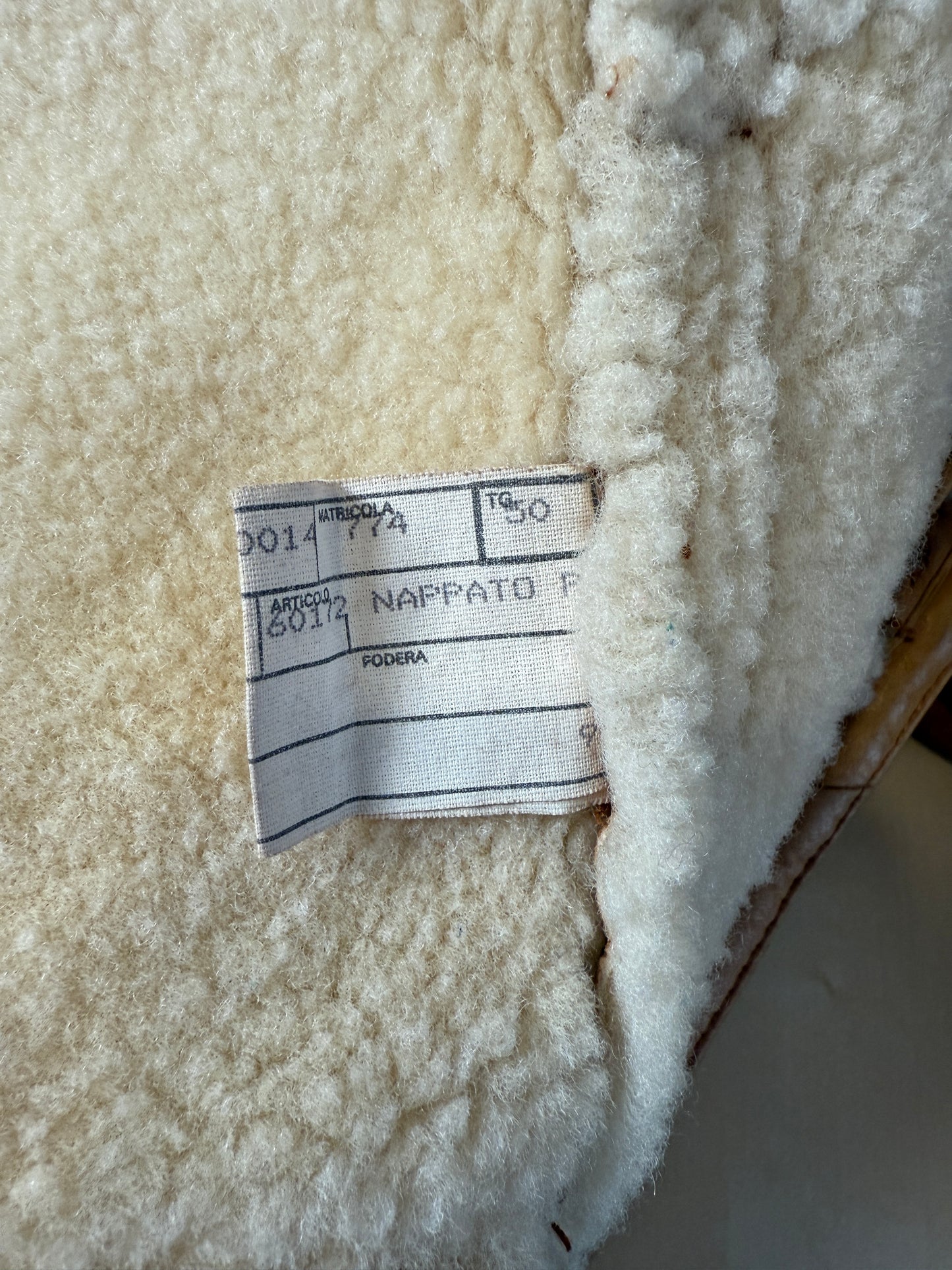 Montone shearling anni ‘70/‘80 - tg. L (50-52)