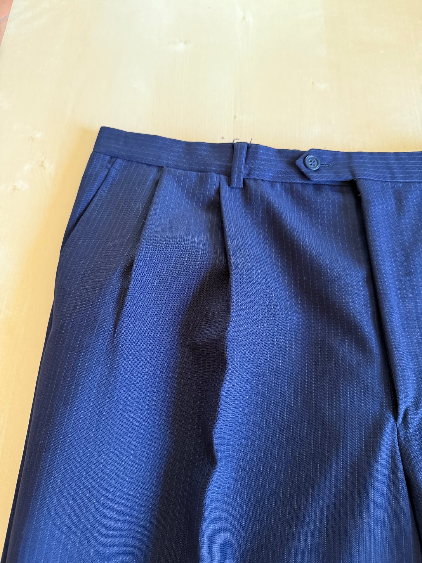 Completo Facis anni ‘90 blu gessato - tg. 58