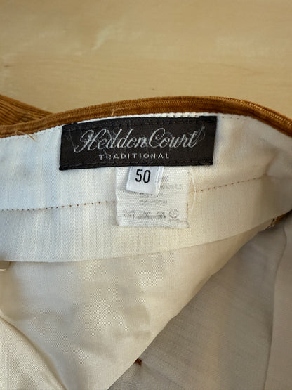 Pantaloni velluto a coste color ruggine - tg. 48