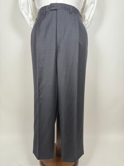 Pantaloni in flanella grigio antracite - tg. 60