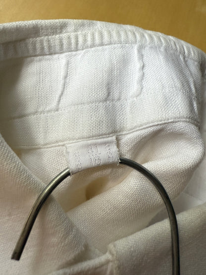 Camicia Brioni bianca in puro lino - L collo 41