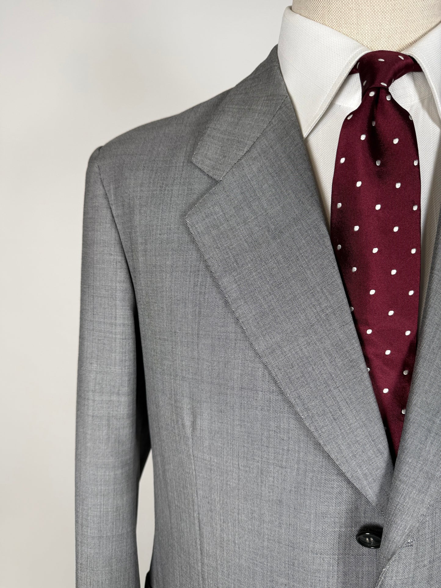 Giacca sartoriale anni '70 in grisaglia pettinata - tg. 50