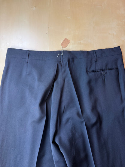 Pantaloni sartoriali fresco lana blu notte - tg. 56/58