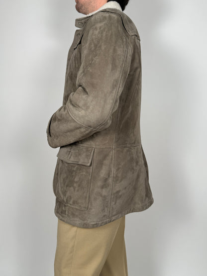 Cappotto shearling agnello Ermenegildo Zegna - tg. 46-48 (M)