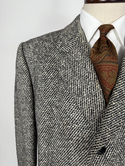 Cappotto anni ‘70 in tweed sale e pepe - tg. 56-60