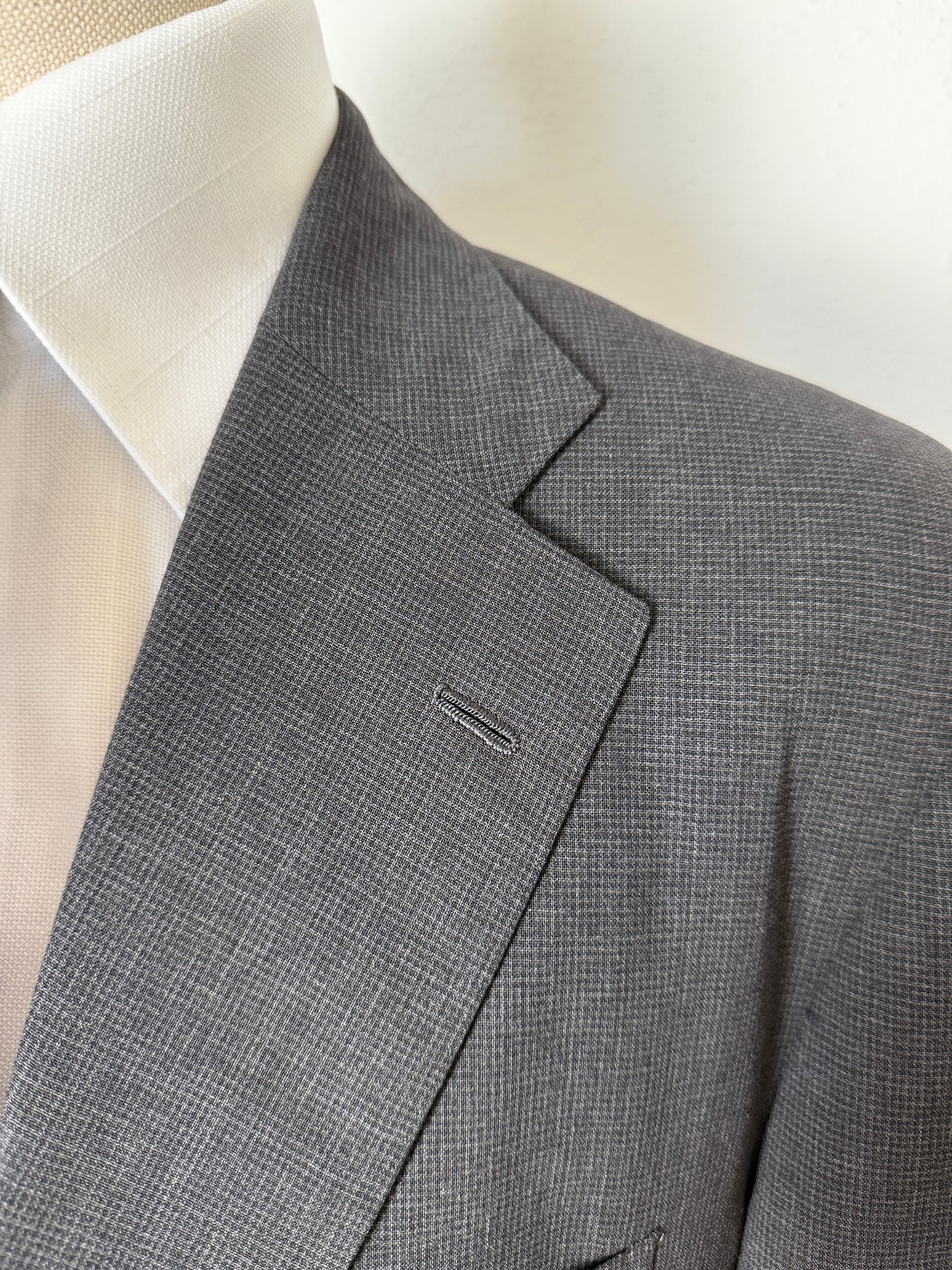 Completo napoletano Sartorio in fresco lana antracite - tg. 54