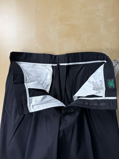 Pantaloni anni '80 in cotone nero (NOS) - tg. 48