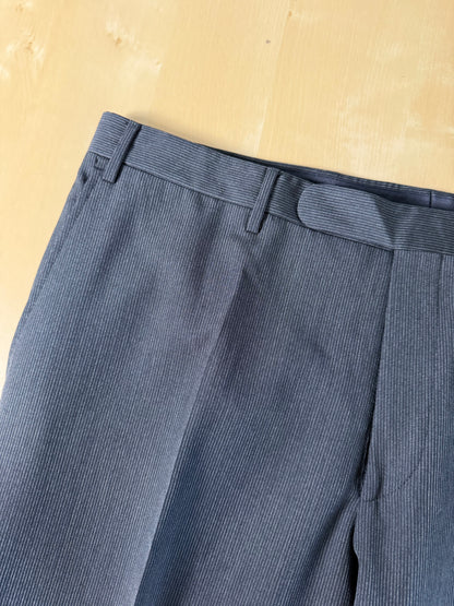 Completo Corneliani lana e seta antracite gessato - tg. 50/52