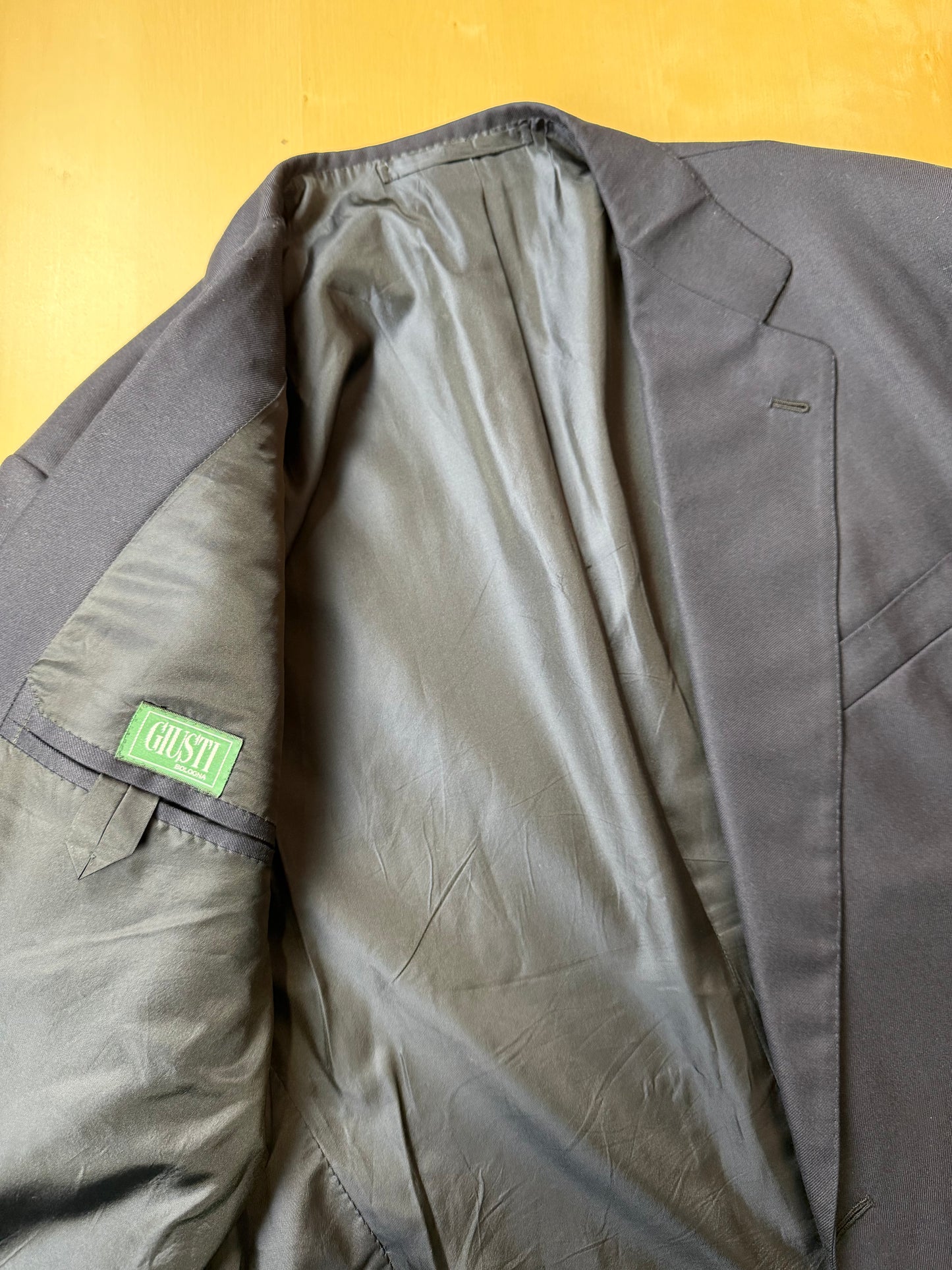Completo sartoriale anni ‘80 flanella lana e cashmere - tg. 62