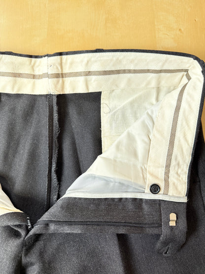 Pantaloni flanella pettinata grigio antracite - tg. 52