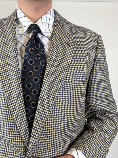 Giacca Hilton anni ‘80 100% cashmere pied-de-poule - tg. 50