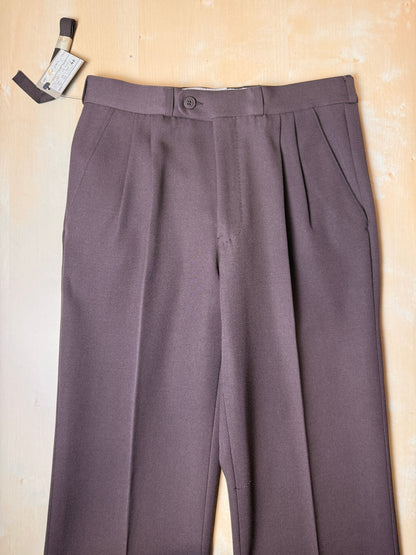 Pantaloni anni ‘70 in twill color cacao - tg. 42/44