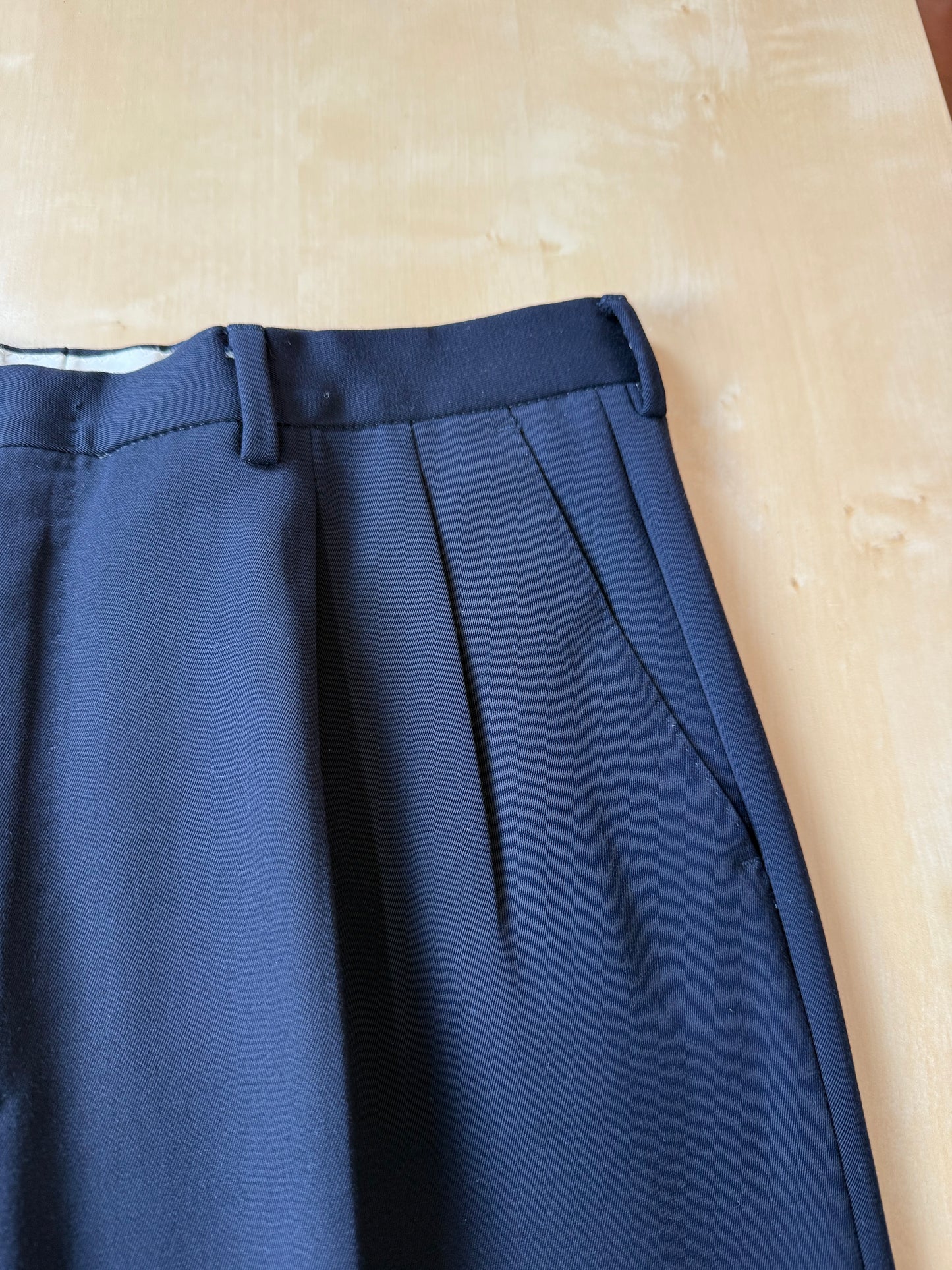 Pantaloni anni '80 twill blu - tg. 48/50