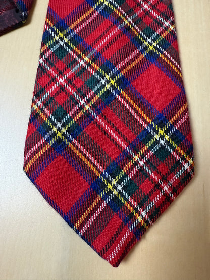 Cravatta in lana tartan Royal Stewart